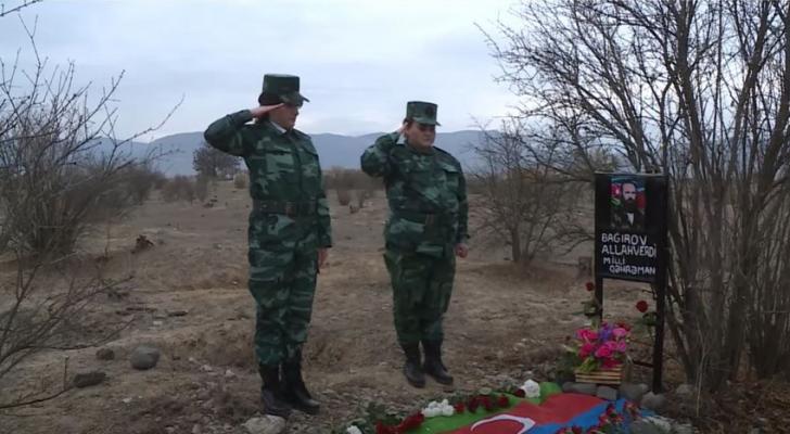 Qızları Allahverdi Bağırovun Ağdamdakı məzarını ziyarət edib