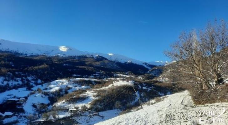 İsmayıllıya qar yağdı - FOTOREPORTAJ