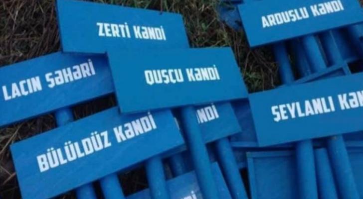 Laçının yol nişanları hazırdır