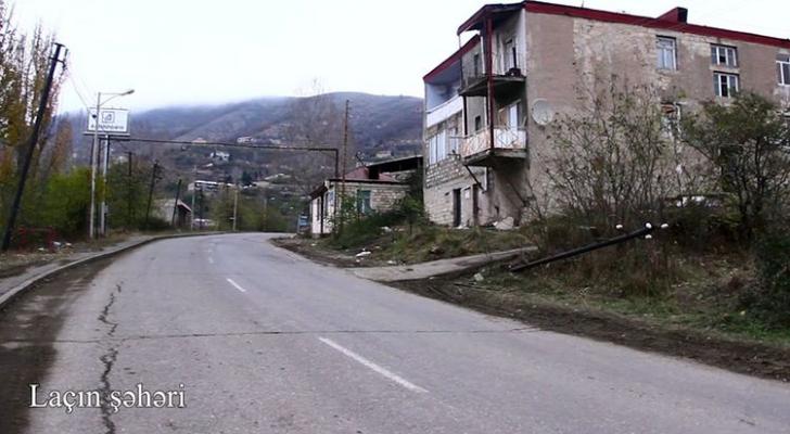 Laçın şəhərinin görüntüləri - VİDEO