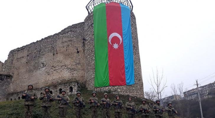 Azərbaycan ordusu Vətən Müharibəsi şəhidlərini andı - FOTO/VİDEO