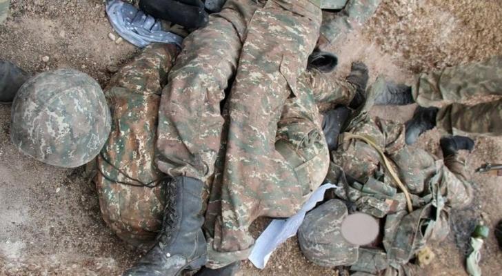 Qarabağda meyitləri tapılan erməni hərbçilərin sayı artır