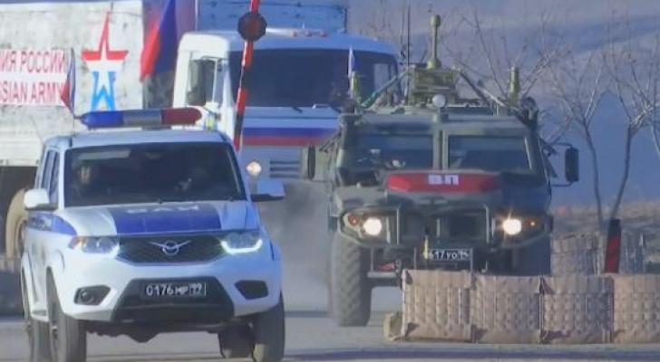 Rusiya sülhməramlıları Kəlbəcərə 150 ​​ton humanitar yardım gətirib - FOTO