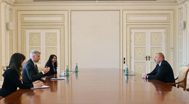 İlham Əliyev Dünya Bankının regional direktorunu qəbul etdi