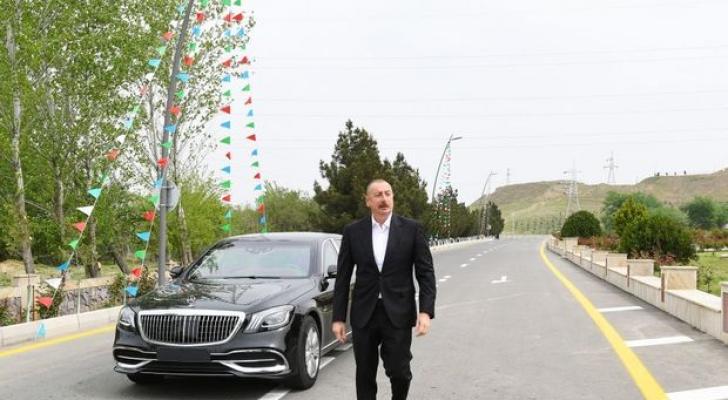 Hacıqabul-Muğan avtomobil yolu istifadəyə verildi