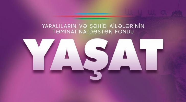 “YAŞAT” Fonduna 36 milyon manatdan çox vəsait toplanıb