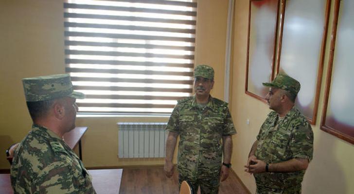 Quru Qoşunları Komandanlığının bir neçə hərbi obyekti istifadəyə verilib - FOTO