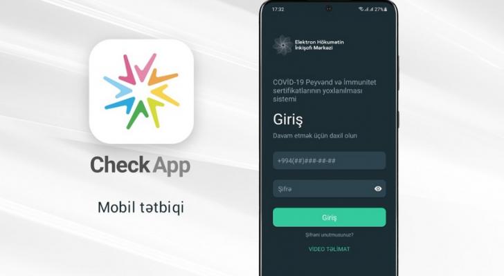 COVID-19 pasportunun yoxlanılması üçün mobil tətbiq istifadəyə verilib