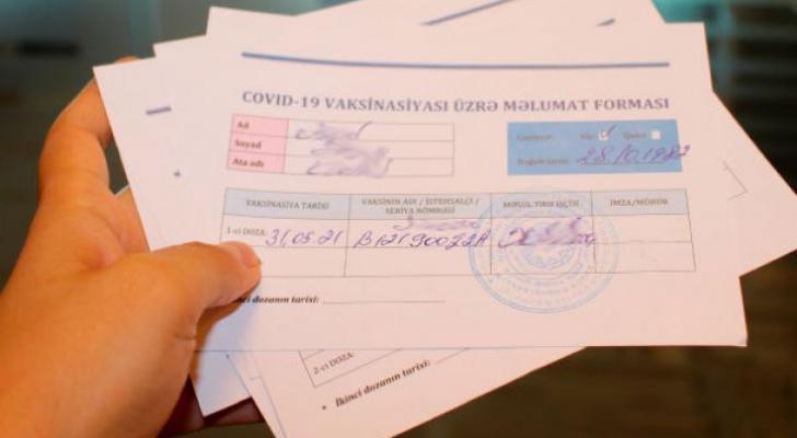 Saxta COVID-19 pasportuna görə vəzifəli şəxslərə cinayət işi açıldı