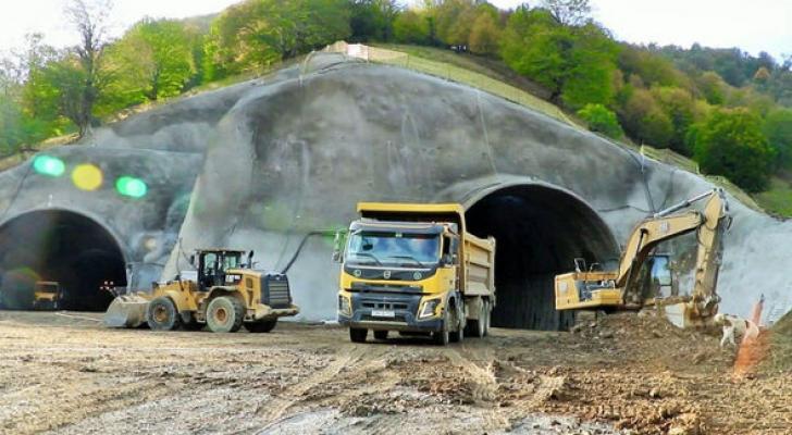 Murovdağ tunelindən yeni görüntülər - FOTO