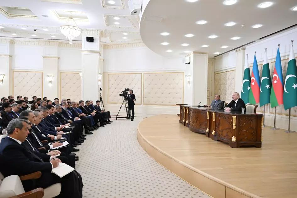 Azərbaycan və Pakistan liderləri mətbuata bəyanatlarla çıxış ediblər - YENİLƏNİB - Foto 3