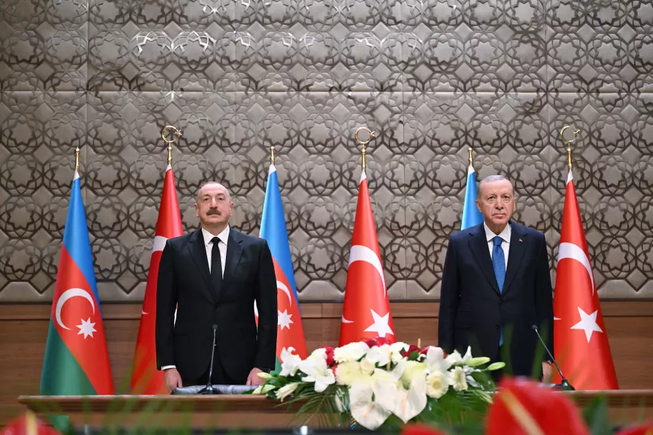 Azərbaycan və Türkiyə prezidentləri İğdır-Naxçıvan qaz kəmərinin videobağlantı formatında açılış mərasimində iştirak ediblər - YENİLƏNİB-3 - Foto 3