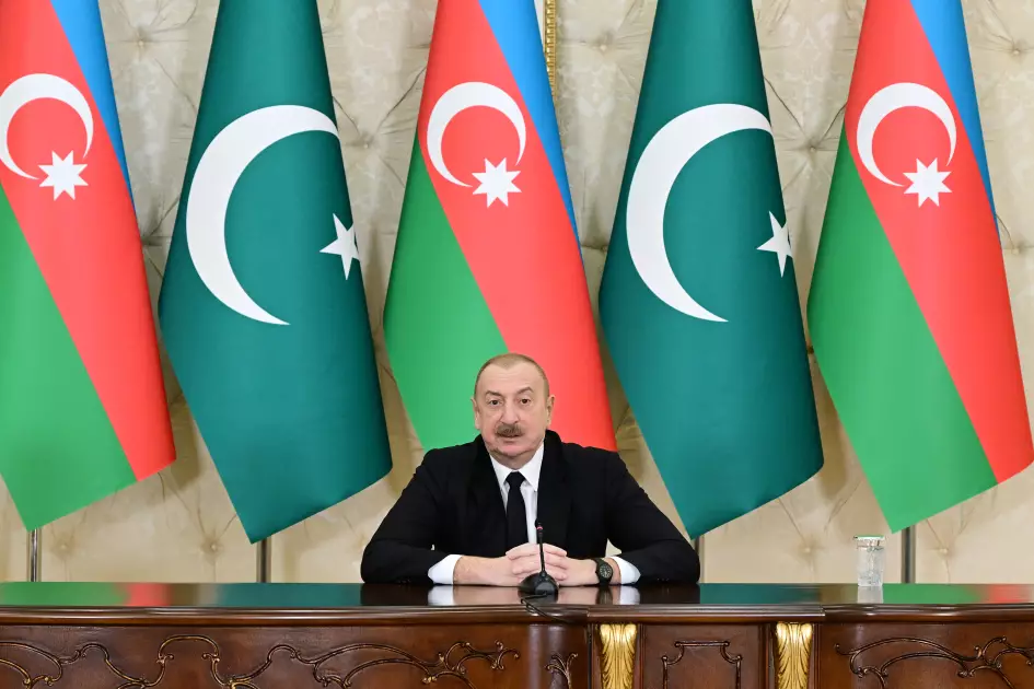 Azərbaycan və Pakistan liderləri mətbuata bəyanatlarla çıxış ediblər - YENİLƏNİB - Foto 7
