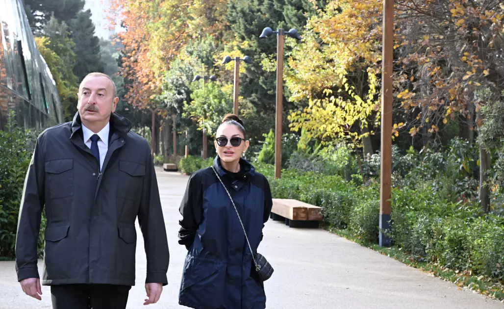 Prezident Mərkəzi Nəbatat Bağının açılışında iştirak edib - Foto 7