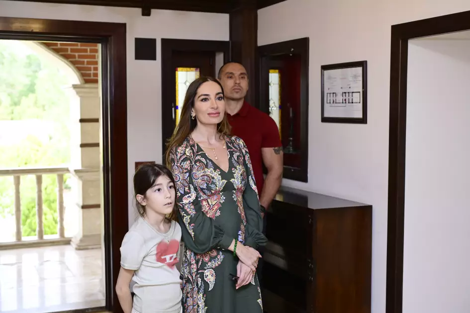 Leyla Əliyeva və Arzu Əliyeva Naxçıvana səfər ediblər - FOTO - Foto 16