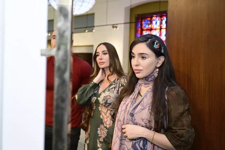 Leyla Əliyeva və Arzu Əliyeva Naxçıvana səfər ediblər - FOTO - Foto 15