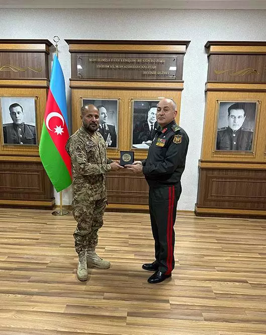 Pakistan nümayəndə heyəti Milli Müdafiə Universitetində olub - VİDEO - Foto 4