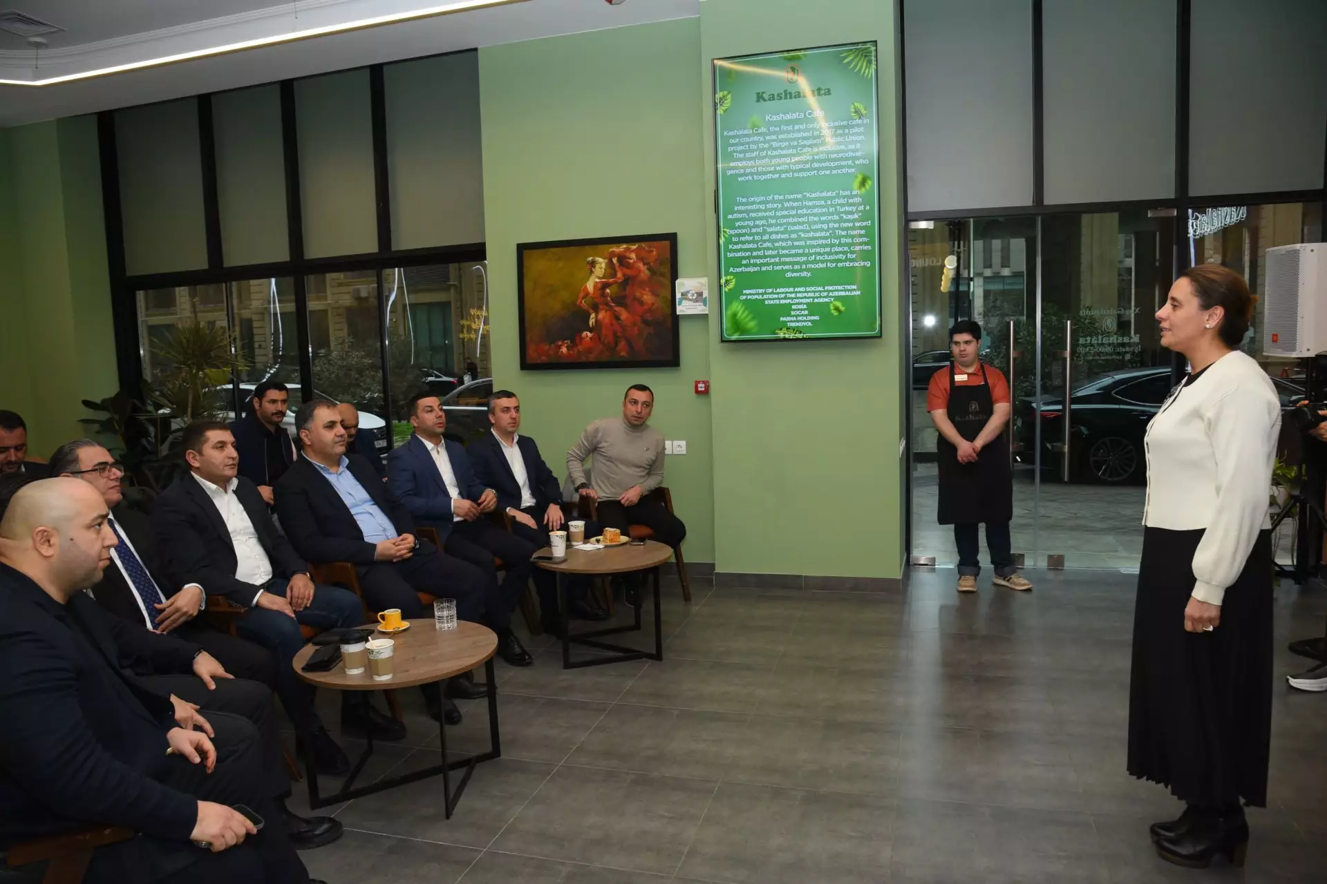 Bakıda ilk inklüziv kafe - “Kaşalata” kafeyə mediatur təşkil edilib - FOTO - Foto 2