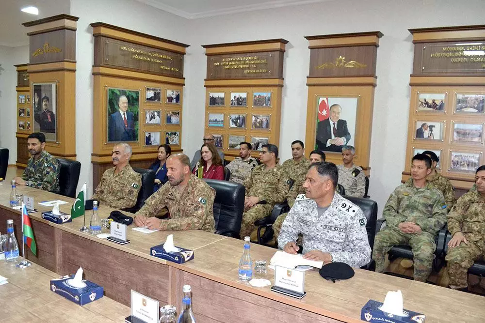 Pakistan nümayəndə heyəti Milli Müdafiə Universitetində olub - VİDEO - Foto 2