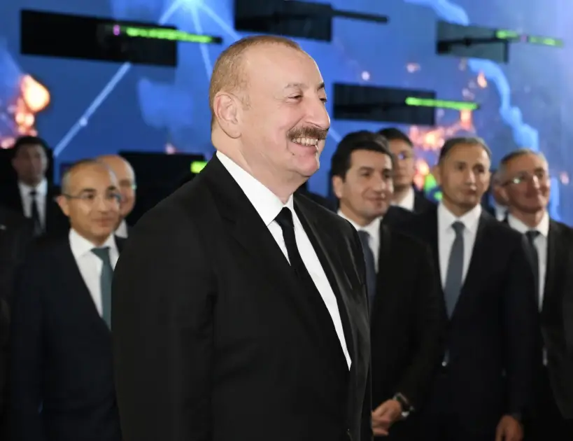 Azərbaycan və Qazaxıstan prezidentləri "Alem.ai" Beynəlxalq Süni İntellekt Mərkəzində olublar - Foto 16