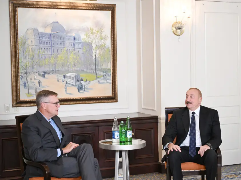 Prezident “Neuberger Berman” şirkətinin sədri və baş icraçı direktoru ilə görüşüb - Foto 2