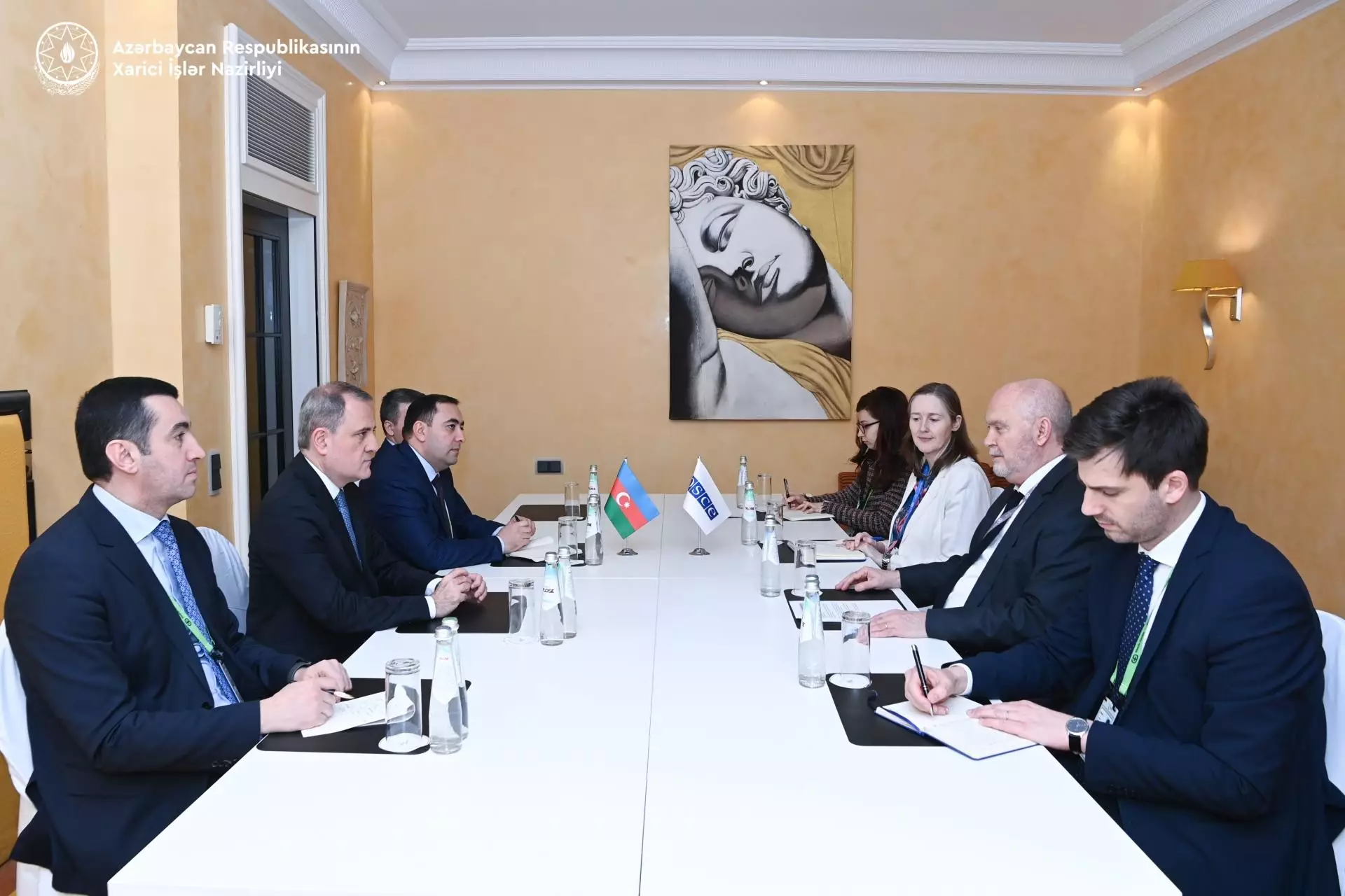 Ceyhun Bayramov ATƏT Baş katibi ilə Azərbaycan-Ermənistan sülh prosesini müzakirə edib - YENİLƏNİB - Foto 2