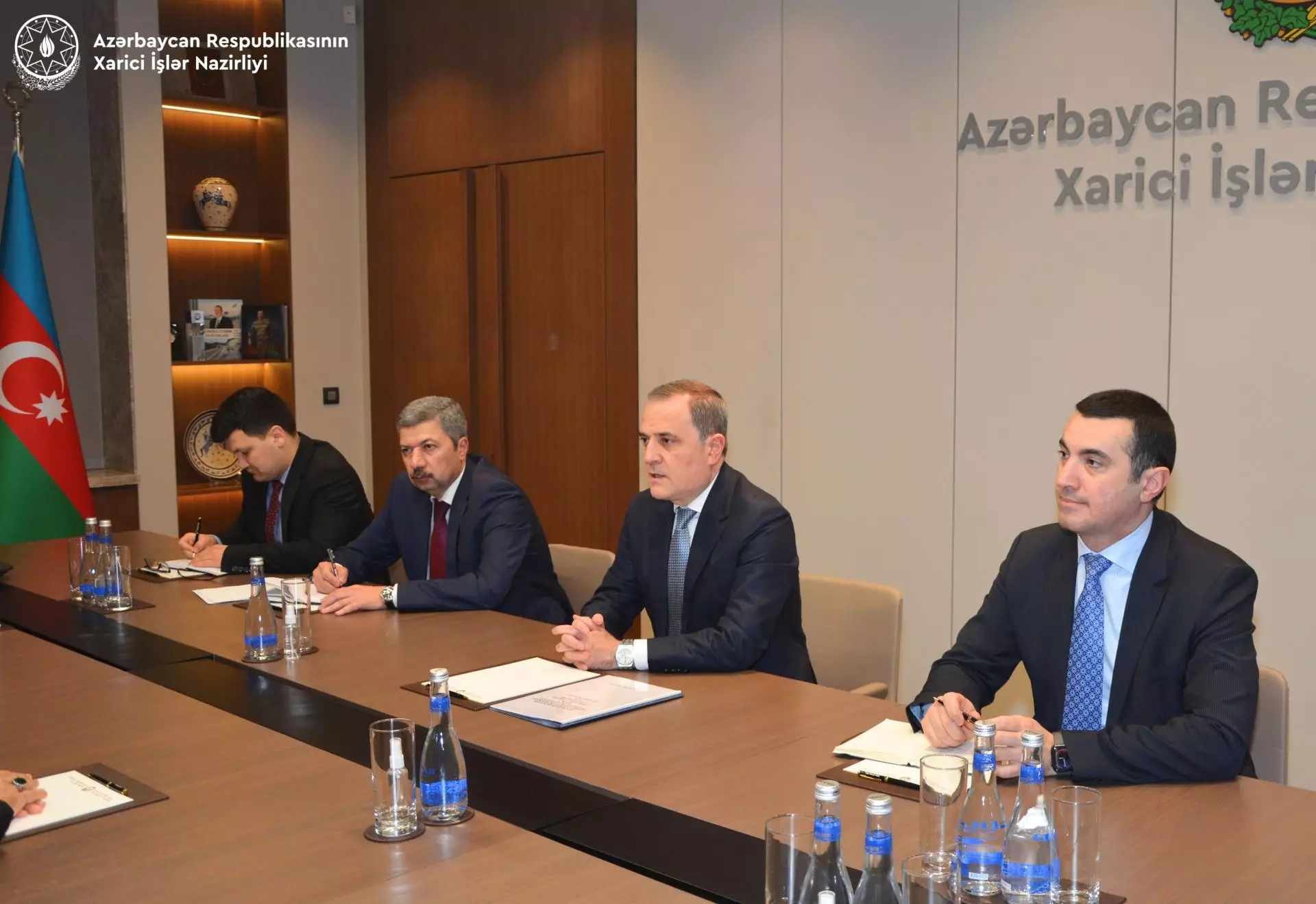 Ceyhun Bayramov Cahit Bağcını qəbul edib - Foto 3