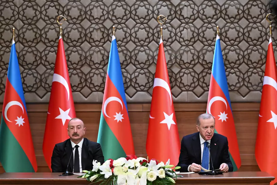 Azərbaycan və Türkiyə prezidentləri İğdır-Naxçıvan qaz kəmərinin videobağlantı formatında açılış mərasimində iştirak ediblər - YENİLƏNİB-3 - Foto 11