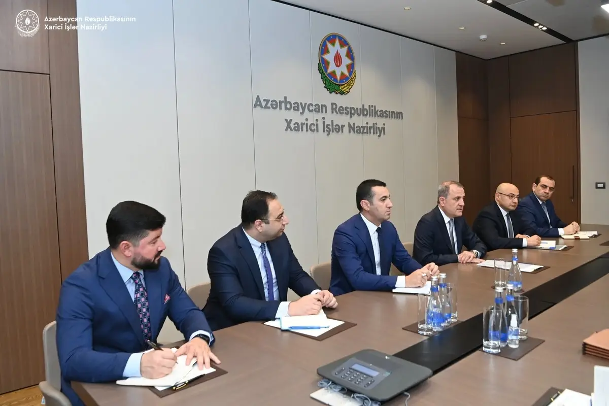 Ceyhun Bayramov ABŞ-ın Orta Dəhliz üzrə missiyasının nümayəndələri ilə görüşüb - Foto 2