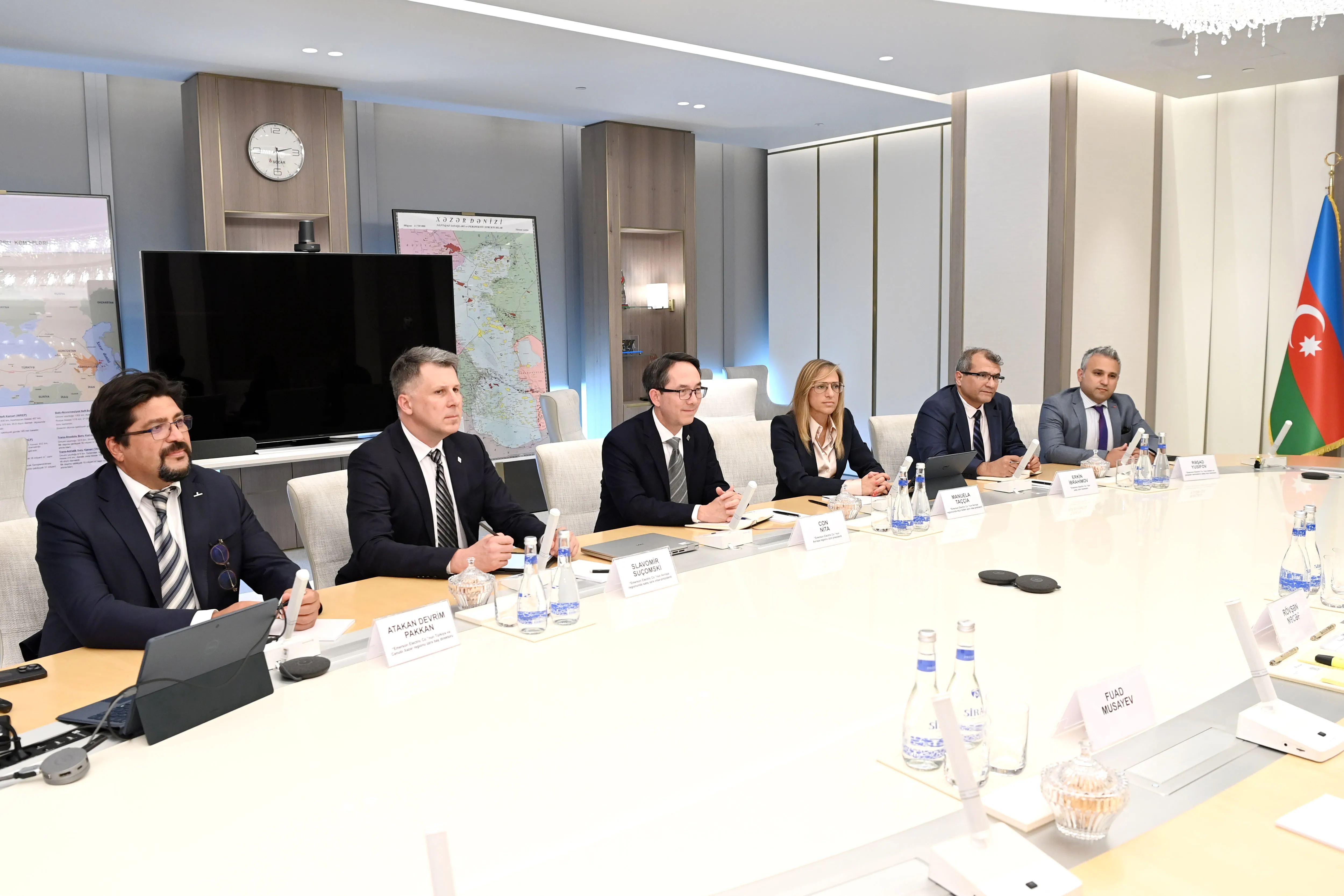 SOCAR-ın prezidenti “Emerson Electric Co.” şirkətinin rəsmisi ilə görüşüb - FOTO - Foto 2