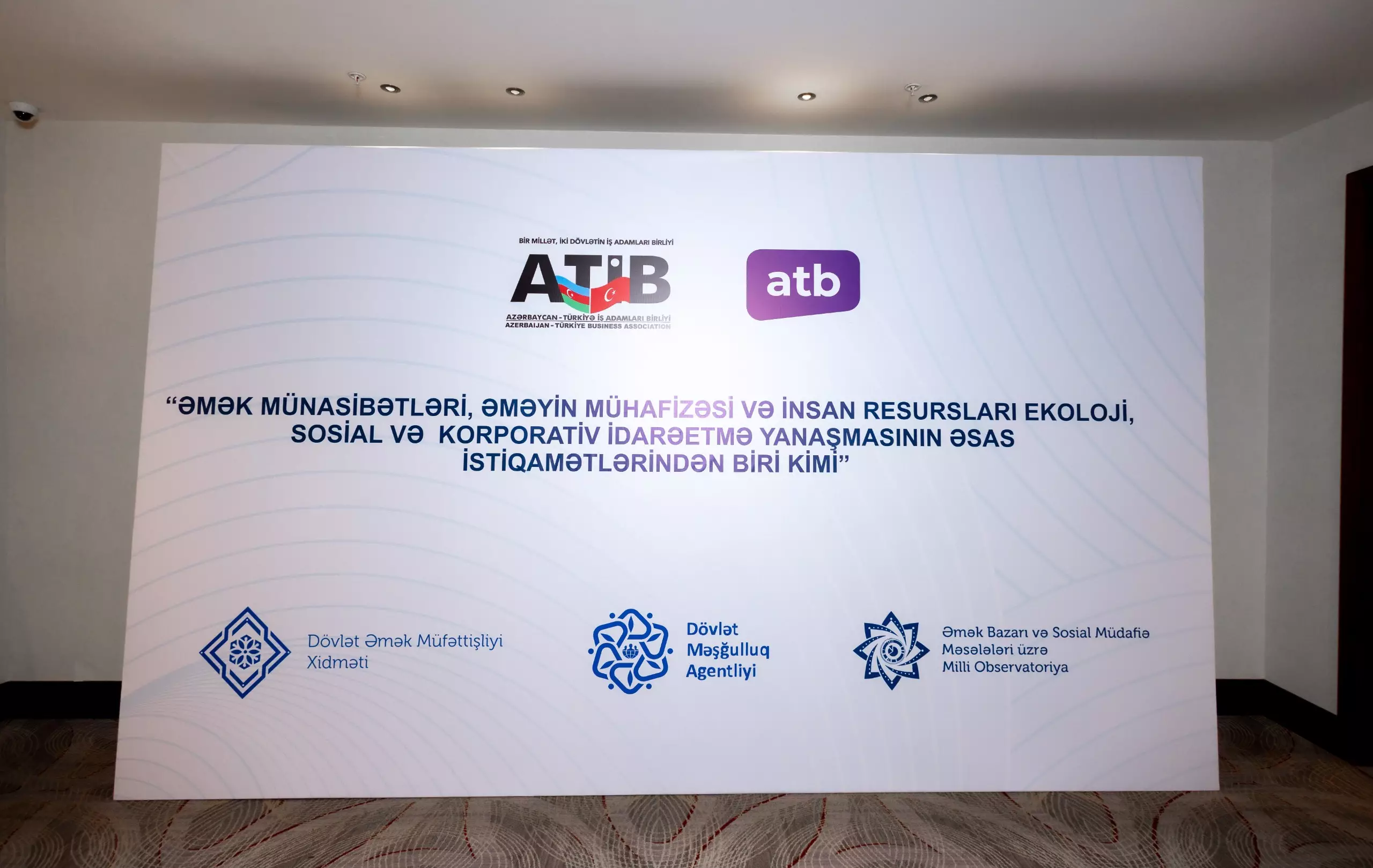 Azərbaycan-Türkiyə İş Adamları Birliyi tərəfindən konfrans keçirilib - FOTO - Foto 3
