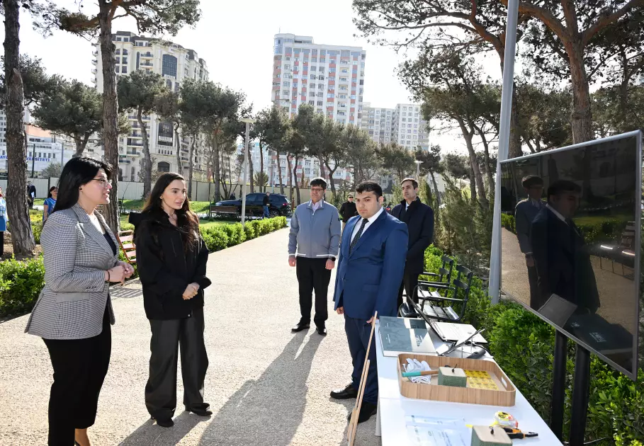 Şəhər yaşıllıqlarının inventarlaşdırılması üzrə layihənin növbəti mərhələsinə start verilib - FOTO - Foto 4