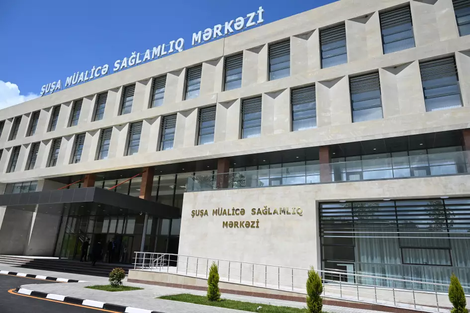 İlham Əliyev və Mehriban Əliyeva Şuşa Müalicə-Sağlamlıq Mərkəzinin açılışında iştirak ediblər - YENİLƏNİB - Foto 5