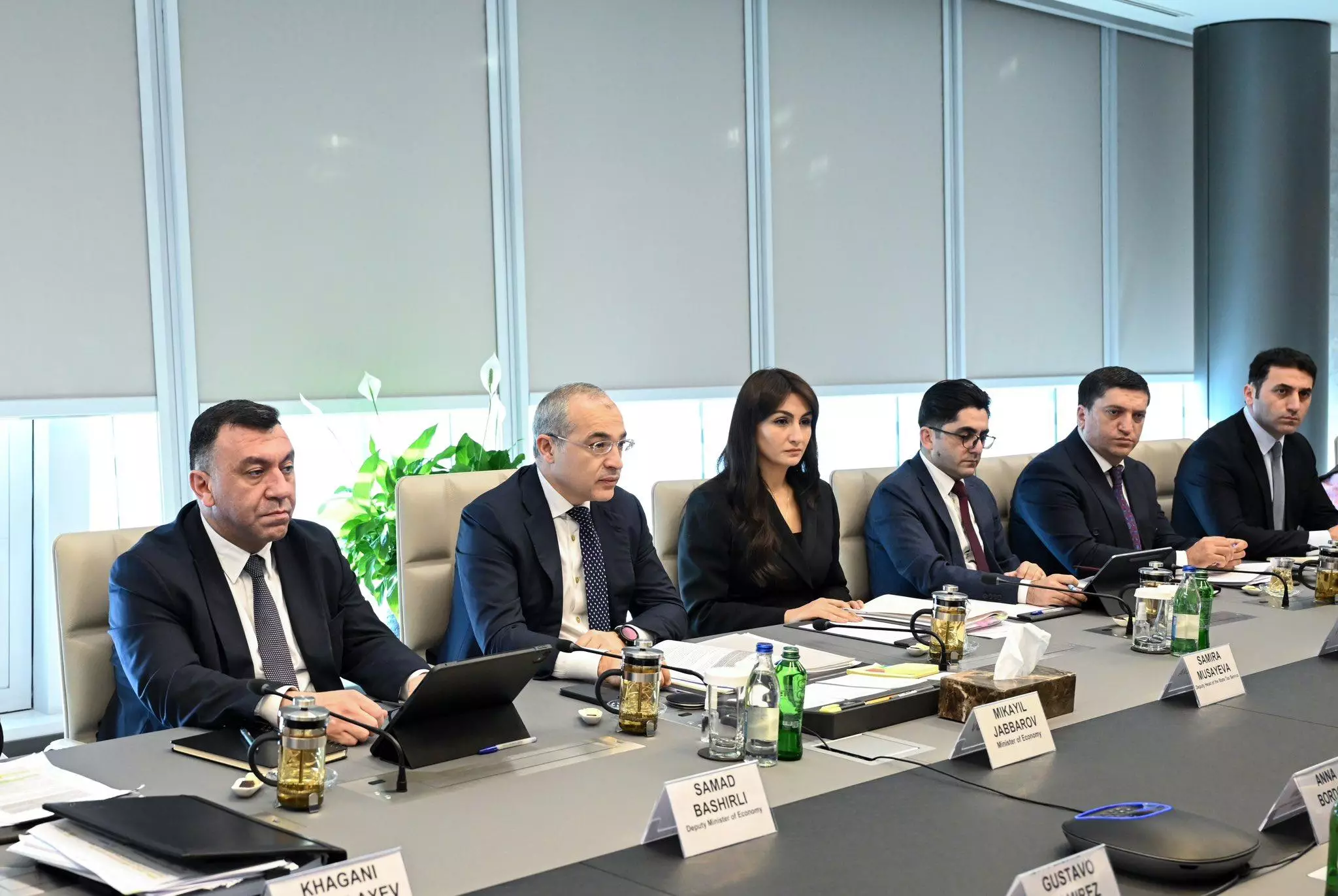 Azərbaycan IMF ilə iqtisadi şaxələndirmədə özəl sektorun rolunun artırılmasını müzakirə edib - FOTO - Foto 2