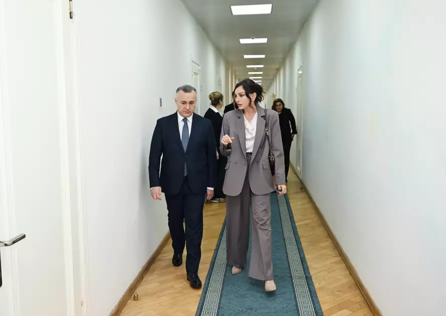 Mehriban Əliyeva və Leyla Əliyeva Bakıdakı 1 saylı körpələr evində və 1 saylı uşaq evi sosial xidmət müəssisəsində olublar - FOTO - Foto 16