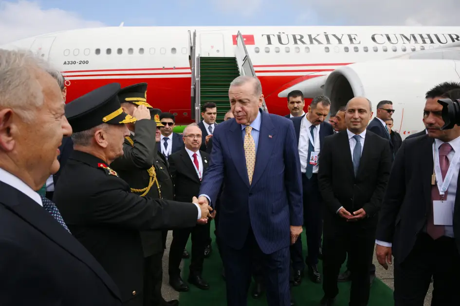 Ərdoğan Azərbaycana səfərə gəlib - FOTO - Foto 2