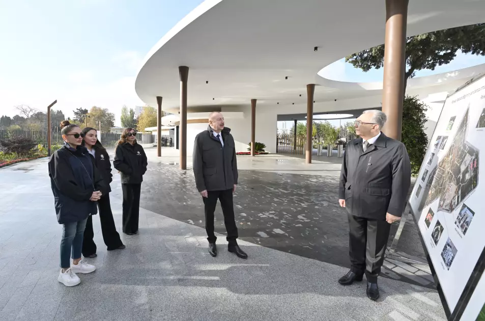 Prezident Mərkəzi Nəbatat Bağının açılışında iştirak edib - Foto 14