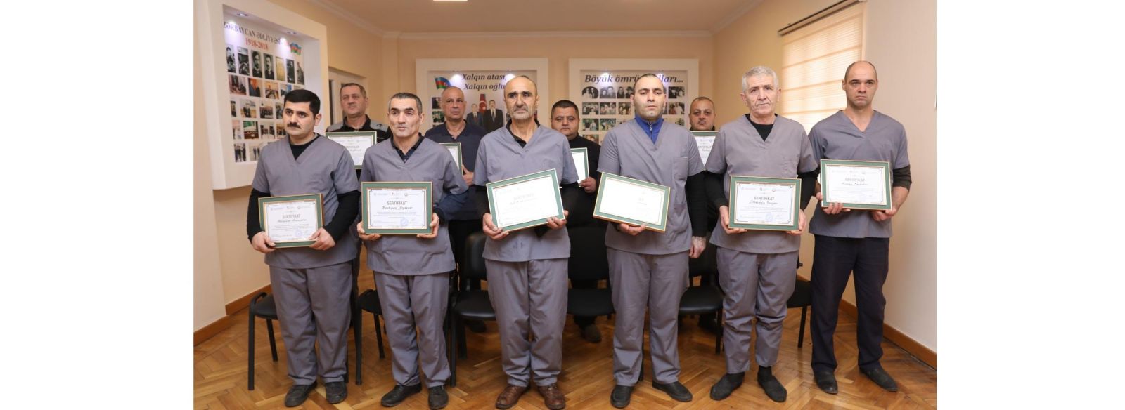 Daha bir müəssisədə məhkumlar üçün aşpazlıq kursuna yekun vurulub
