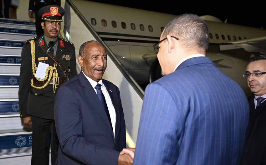 Sudanın Suverenlik Şurasının sədri Azərbaycana gəlib
