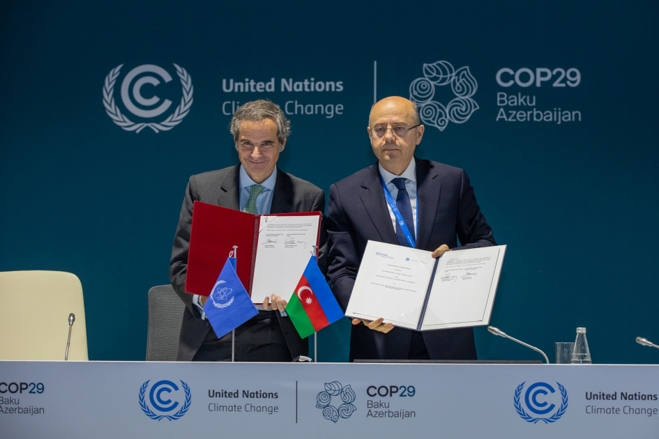 COP29-da Energetika Nazirliyi ilə BAEA  arasında əməkdaşlıq memorandumu imzalanıb - FOTO