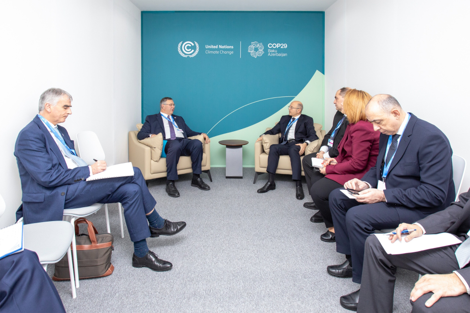 COP29 çərçivəsində energetika naziri bir sıra görüşlər keçirib - FOTO
