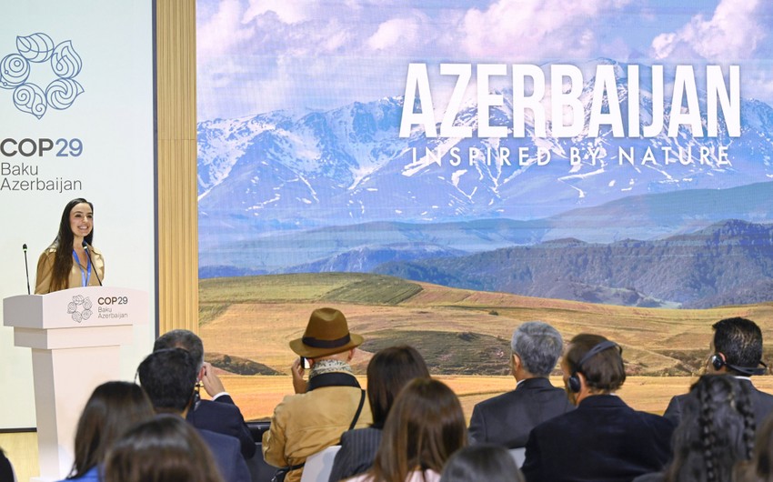 COP29 çərçivəsində Heydər Əliyev Fondunun “Azərbaycan. Təbiətin sehrində” nəşri təqdim edilib - FOTO