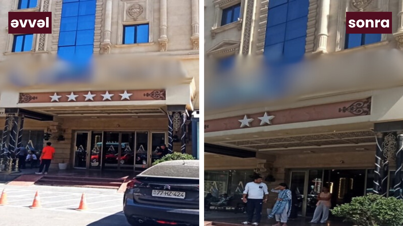 Bakıda bəzi hotellərin saxta ulduz dərəcəsi ilə fəaliyyət göstərdiyi aşkarlanıb