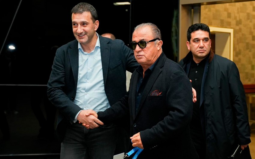 Tanınmış türkiyəli mütəxəssis Fatih Terim Bakıya gəlib - FOTO