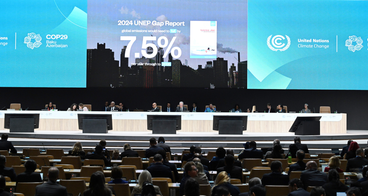COP29 Liderlər Sammiti açılış mərasimindən sonra işini birinci plenar iclasla davam etdirib - FOTO