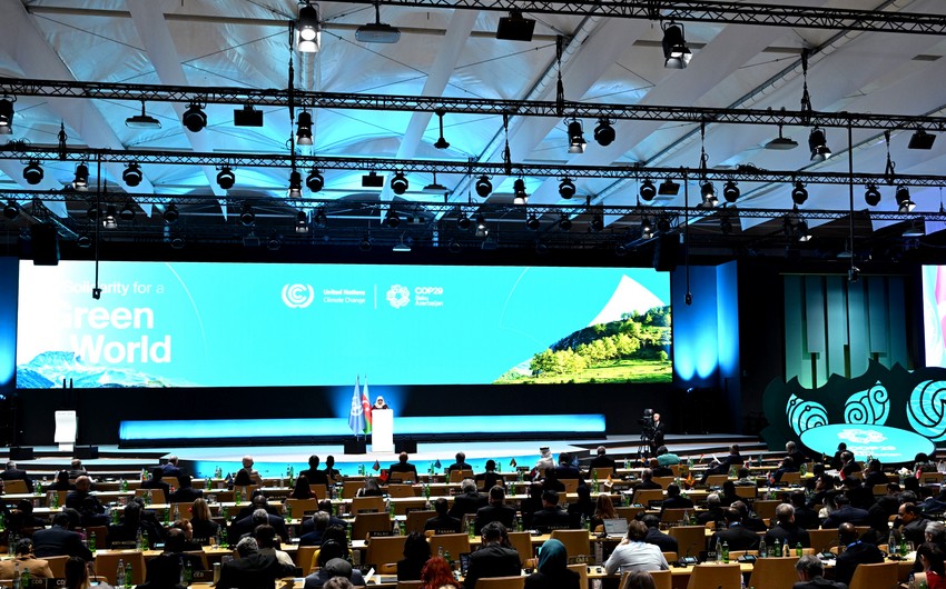 COP29-da iştirak edən dövlət və hökumət başçılarının şərəfinə ziyafət verilib