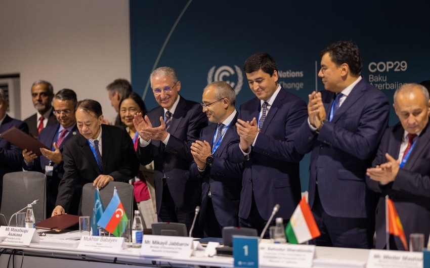 COP29 çərçivəsində Mərkəzi Asiya ölkələri birgə Bəyannamə imzalayıblar - FOTO