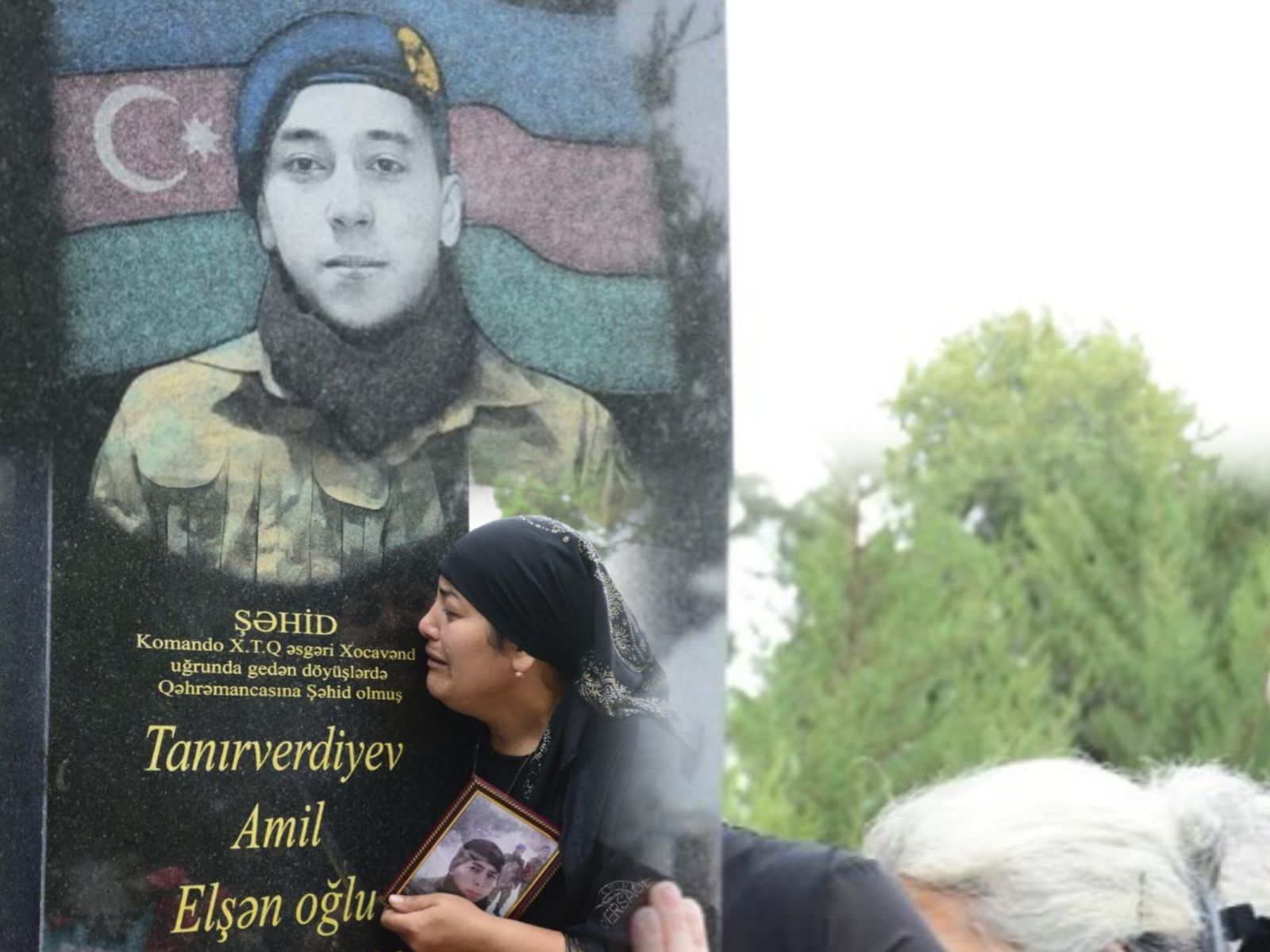 Şəhid Amil Tanrıverdiyevin anım mərasimi keçirilib - FOTO