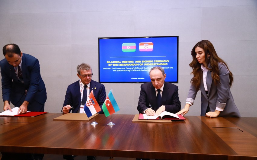 Azərbaycan və Xorvatiya arasında memorandum imzalandı