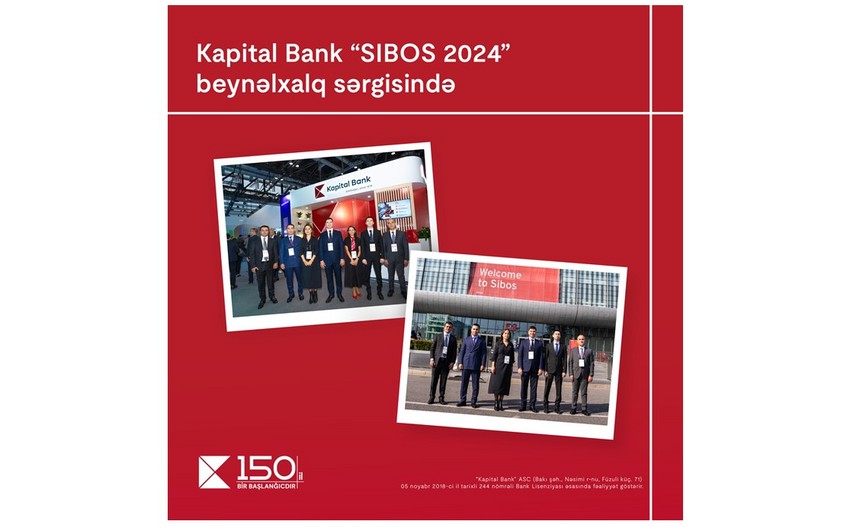 "Kapital Bank" “SIBOS 2024” beynəlxalq sərgisində